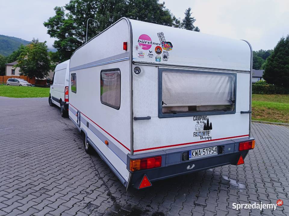 przyczepa kempingowa campingowa kemping OKAZJA Międzybrodzie Bialskie