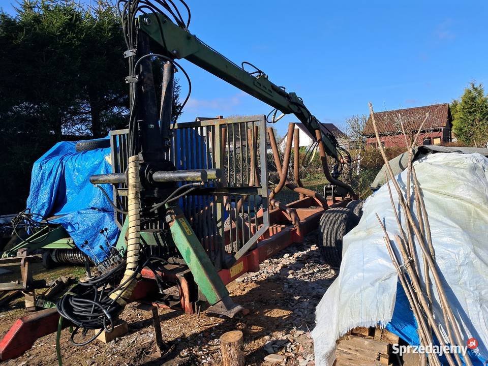 przyczepa leśna more maskiner SF 105 Płoty