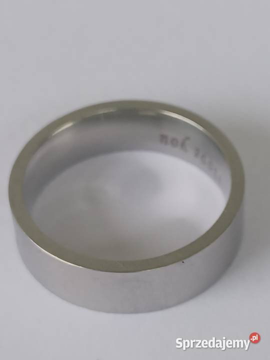 Obrączka Grawerowana I love you Stal nierdzewna