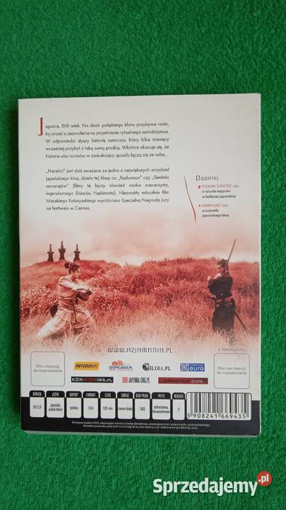 Harakiri DVD arcydzieło japońskiego kina akcja Warszawa
