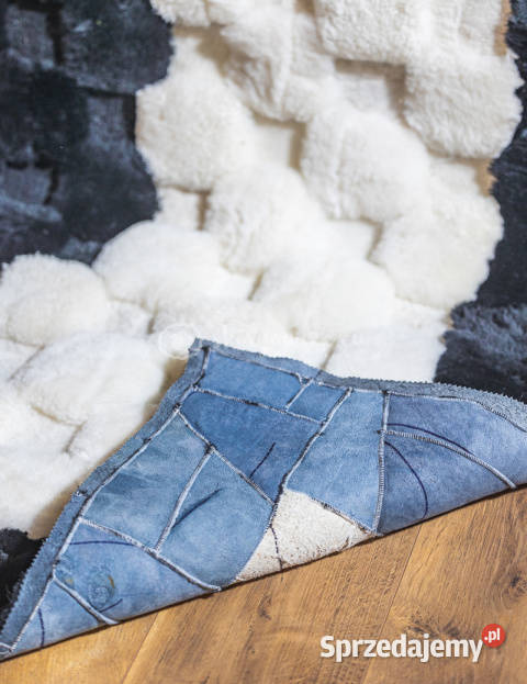 Narzuta ze skóry owczej strzyżonej island wielokolorowy Szaflary sprzedam