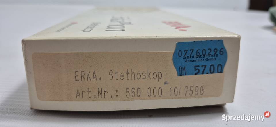 Kultowy Stetoskop ERKA ErkaPhon Made in West Biłgoraj