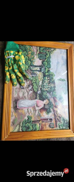 Obraz wyszywany ręcznie dolnośląskie Bolków