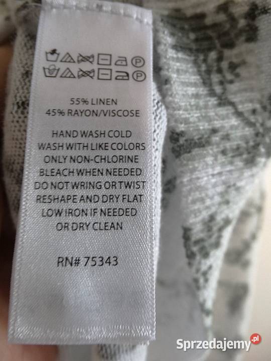 Sweter Kardigan Lniany Len Wiskoza Luksusowa długi Łomża sprzedam