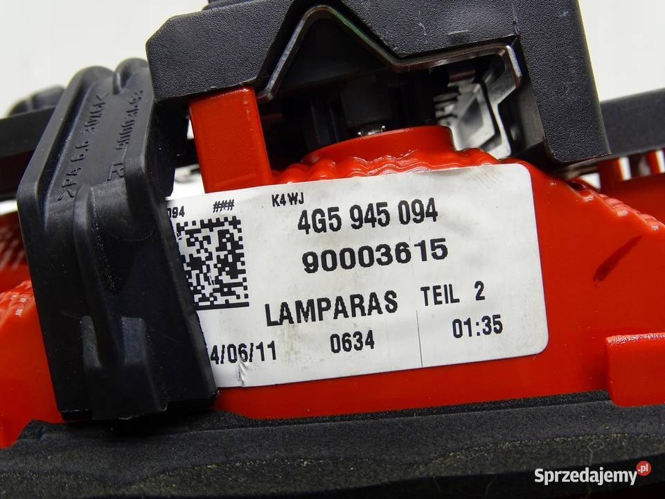 LAMPA PRAWA PRAWY TYŁ TYLNA AUDI A6 C7 4G SEDAN Lampy przednie