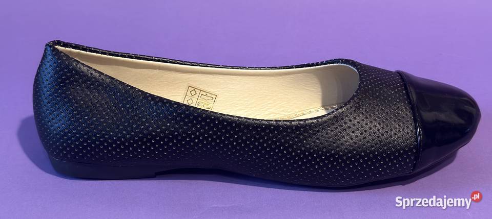 Czarne baleriny połysk rozmiar 39 BAL9 Żyrardów