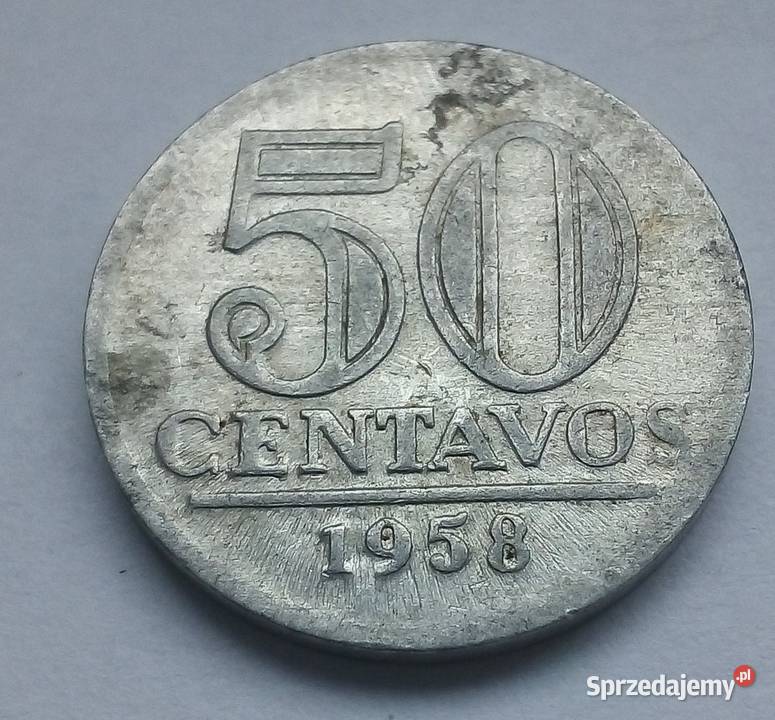BRAZYLIA 50 CENTAVOS 1958 rALHERB Legionowo