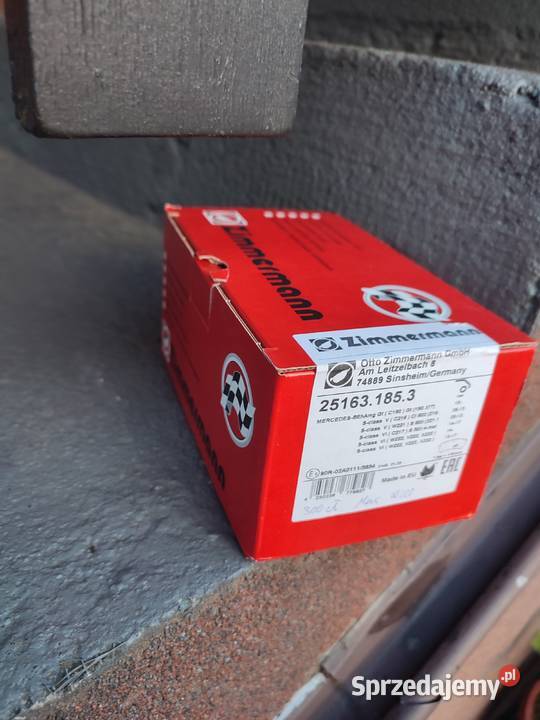 Klocki hamulcowe zimmermann 251631853 Garwolin