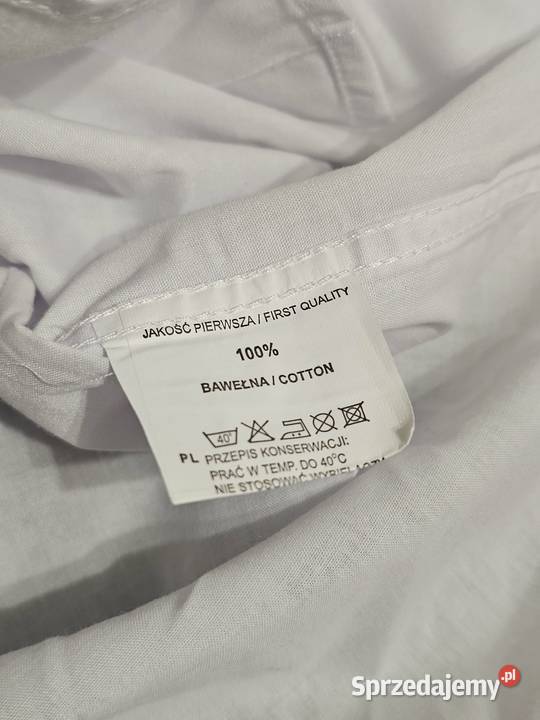 2 koszule męskie biała stalowa szara r 3839 M Rozmiar M Krosno