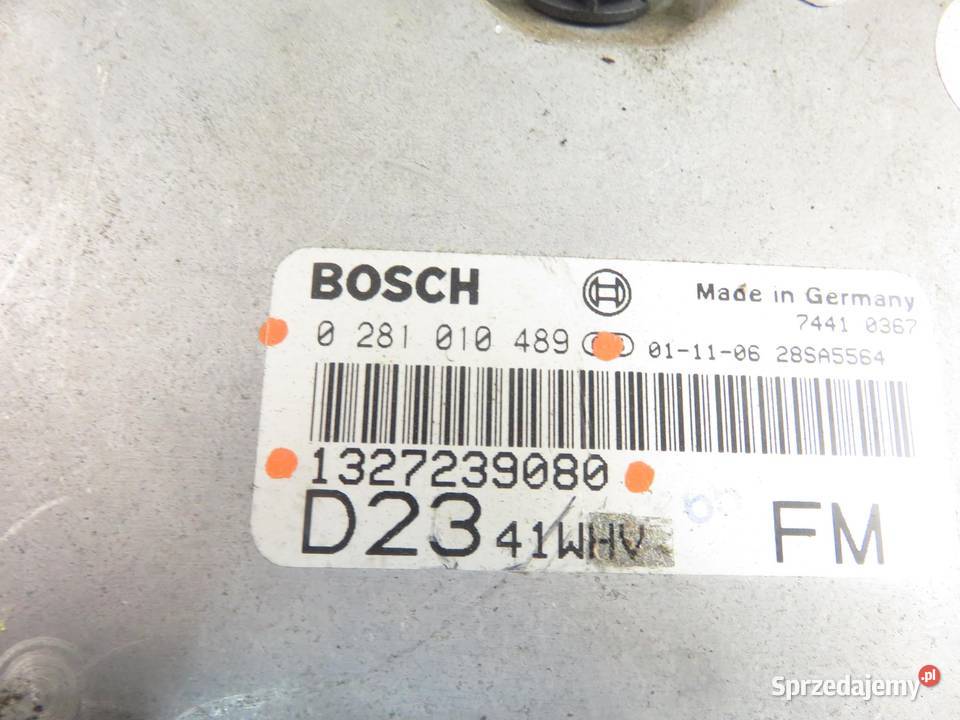 STEROWNIK FIAT DUCATO II FL 23 JTD F1AE0481C Komputery