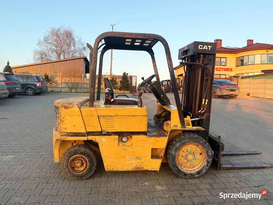 wózek widłowy CATERPILLAR V50D diesel Triplex łódzkie Działoszyn