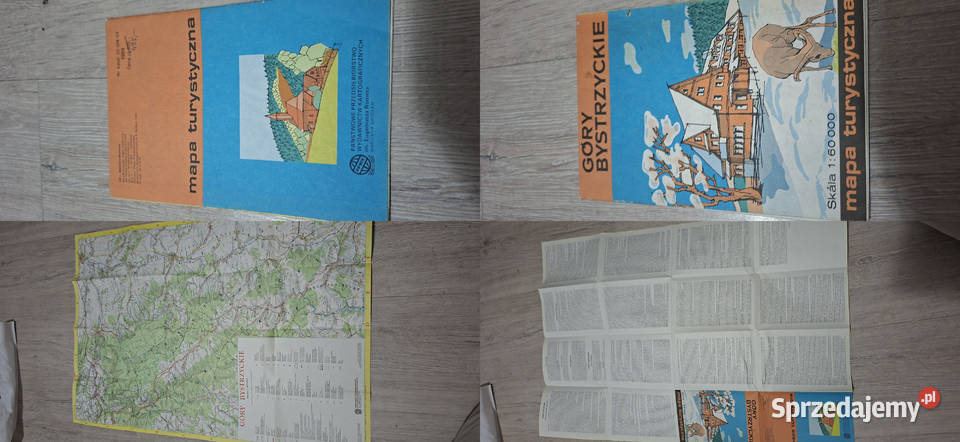 Góry Bystrzyckie Mapa turystyczna 160 000 Łęczyca