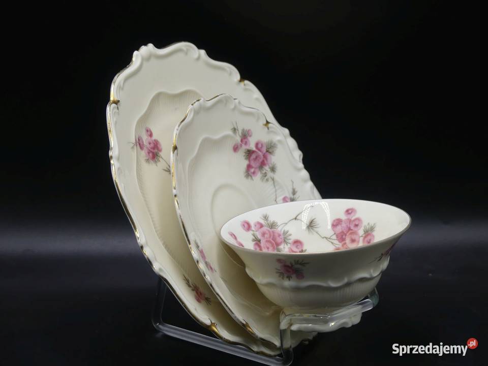 Komplet śniadaniowy Sorau Żary czerwone Mimozy Poznań