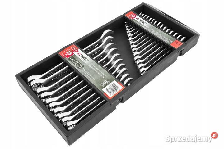 KLUCZE PŁASKOOCZKOWE 25EL 632MM ZESTAW KASETA Chmielnik sprzedam