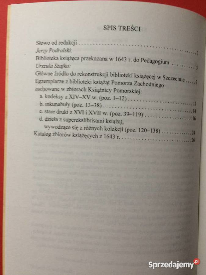 381 Biblioteka Książąt Pomorza Zachodniego Antykwariat zachodniopomorskie Szczecin sprzedam