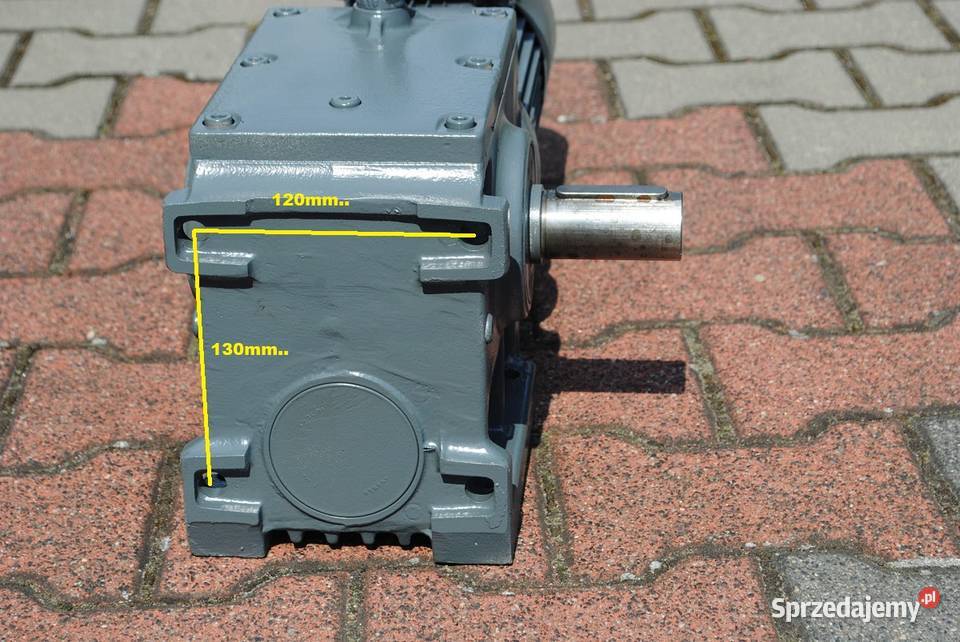 Motoreduktor kątowy 055kw 9obr z hamulcem Firmy lubuskie