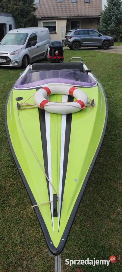 Łódź motorowa z silnikiem Mercury 50 2t Wronki sprzedam