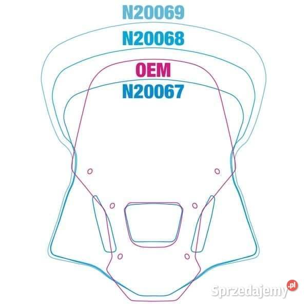 Szyba National Cycle windshield model N20057 Mielec