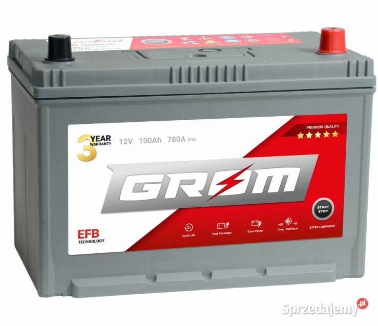 Akumulator GROM EFB STARTSTOP 100Ah 780A JAPAN