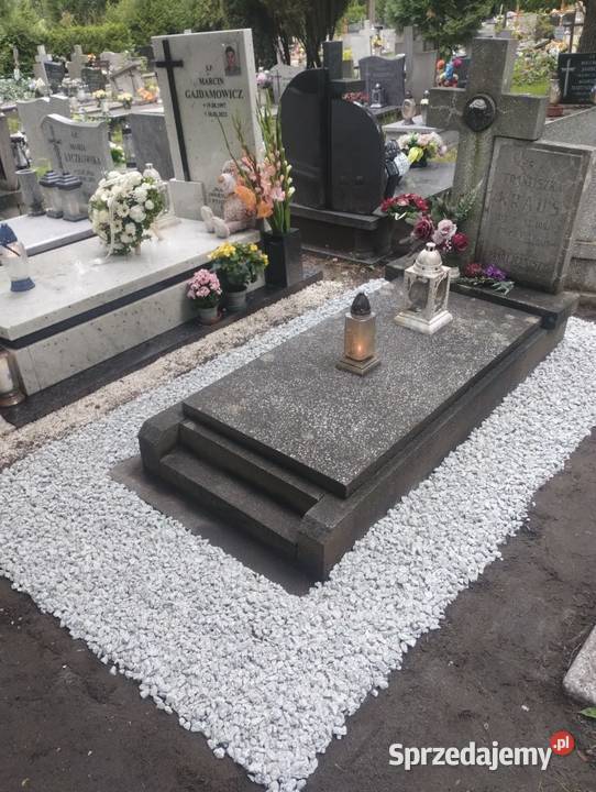 Uzupełnienie kamyków Cmentarz grabiszyńska