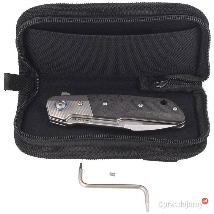 Nóż składany MKM Clap Carbon Fiber Satin M390 by
