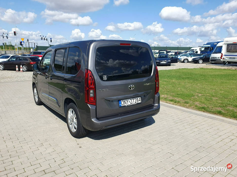 Toyota ProAce City 12 Benzyna 110 2020R Salon opolskie sprzedam
