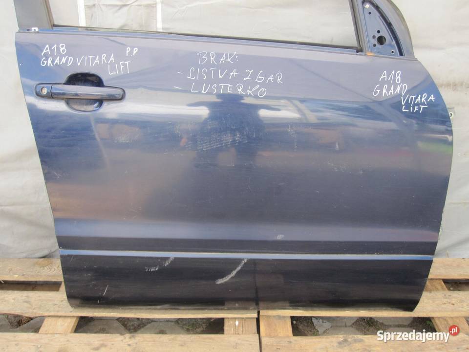 SUZUKI GRAND VITARA II LIFT 09r drzwi prawe