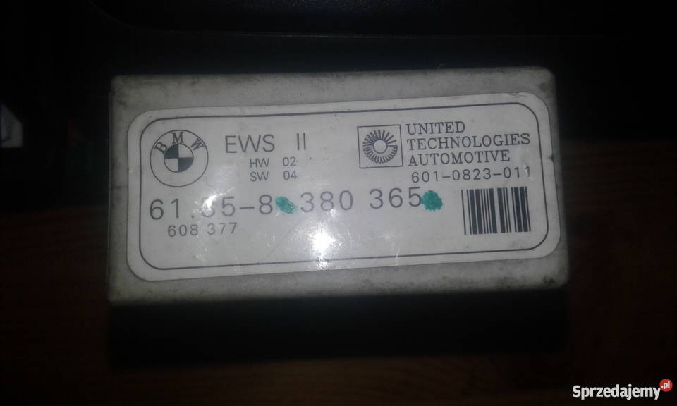 STEROWNIK MODUŁ EWS BMW E36 E38 E39 8380365 osobowe Części Margonin