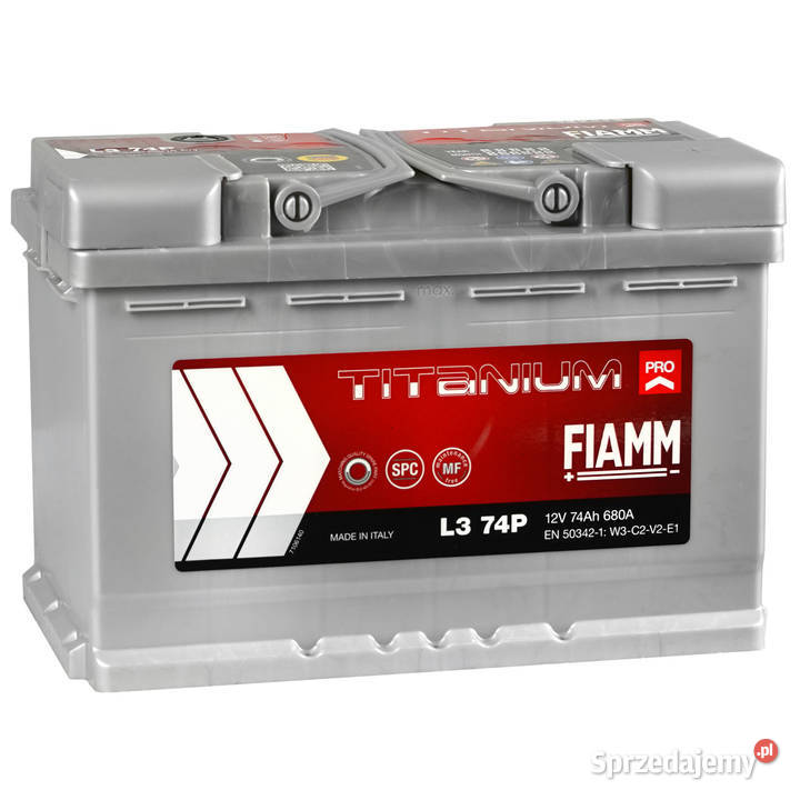 Akumulator FIAMM TITANIUM PRO 12V 74Ah 680A pomorskie Gdynia