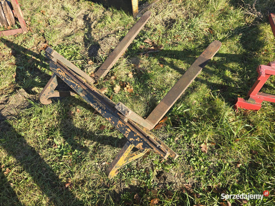 Widły regulowane do ciągnika ładowarki tura 100 Litwinki sprzedam