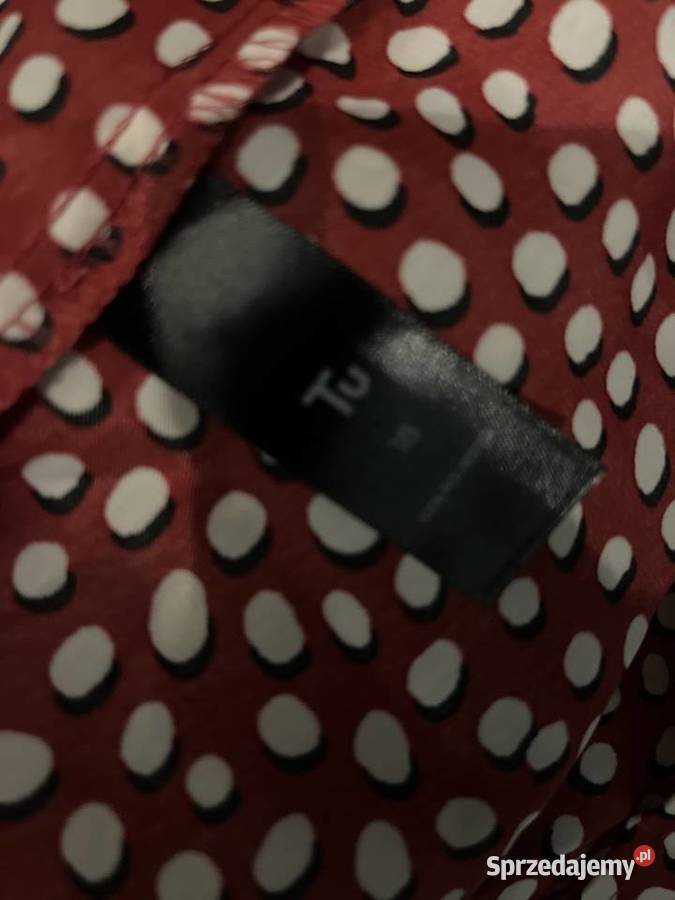 Tu sukienka modny wzór groszki bordo hit blog 46 Choszczno sprzedam