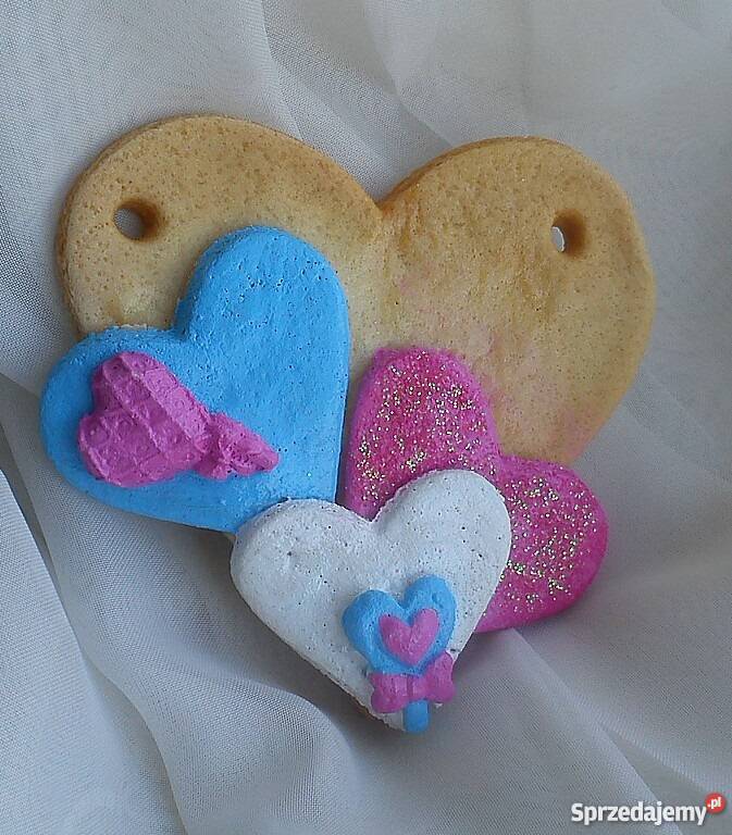 Serca z dowolnym napisem dzień babci dziadka Nowa Ruda