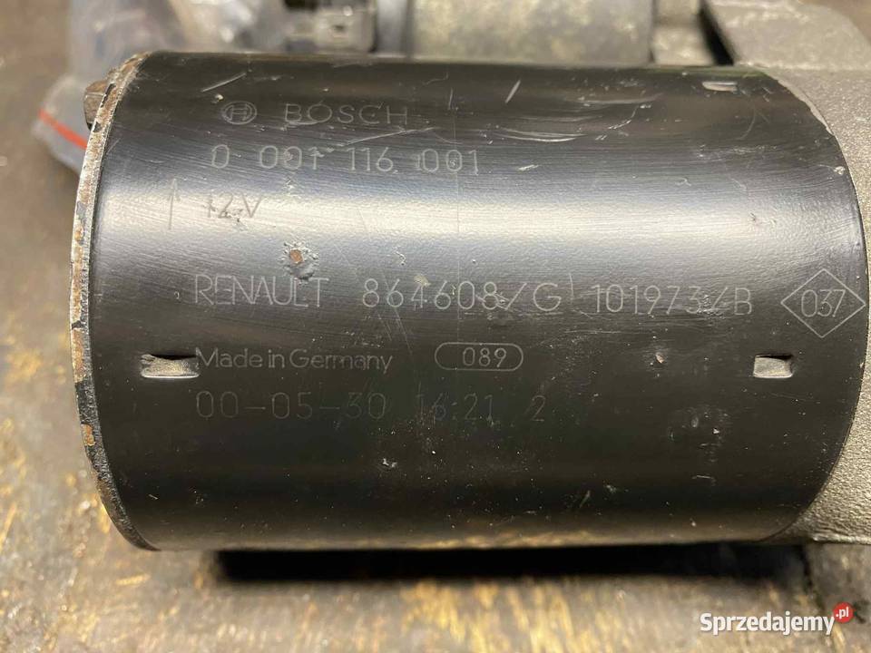 Rozrusznik Renault clio thalia twingo 12 bosch Pozostałe Orzesze