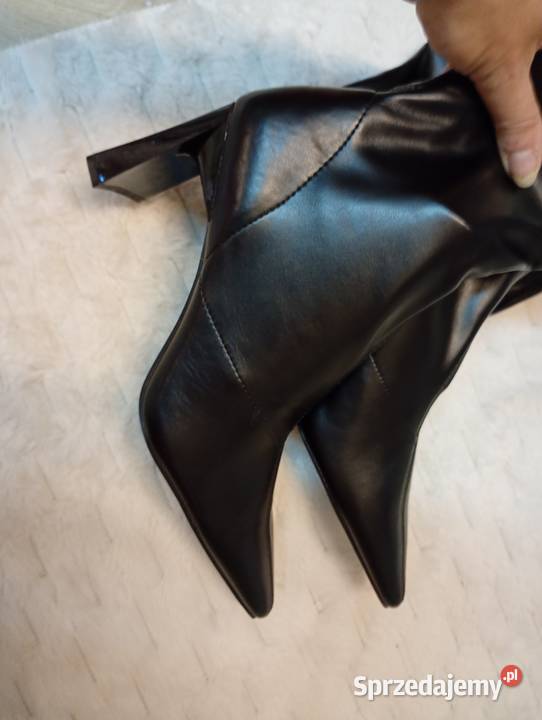 40 Topshop Długie czarne Kozaki kolano sprzedam