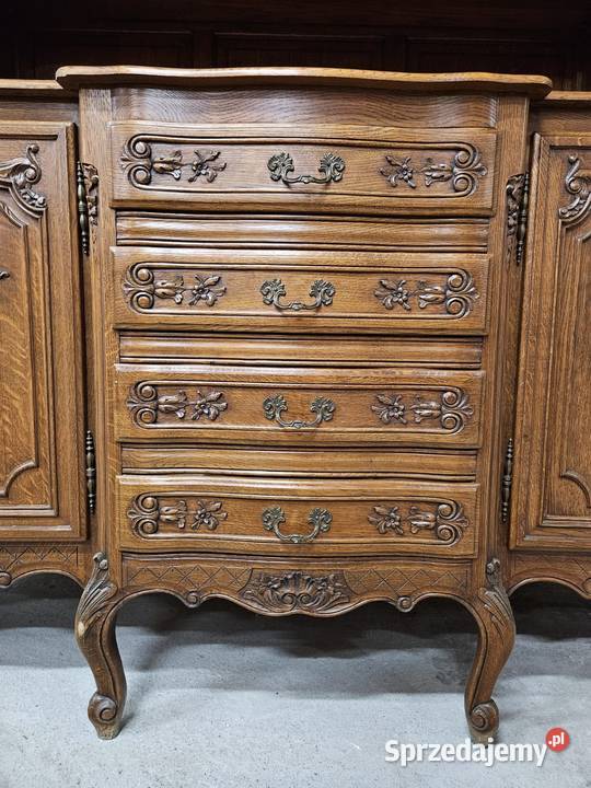 Piękny duży francuski kredens Ludwikowski 4 Nowy Sącz sprzedam