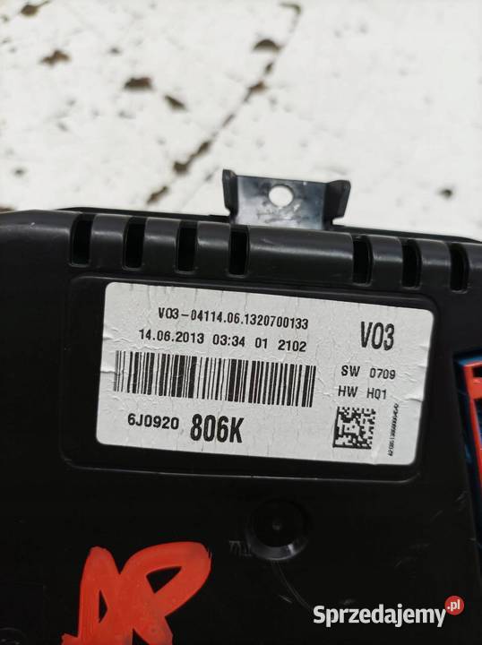 LICZNIK 6J0920806K 12 B 103 Seat Ibiza IV 2008 sprzedam