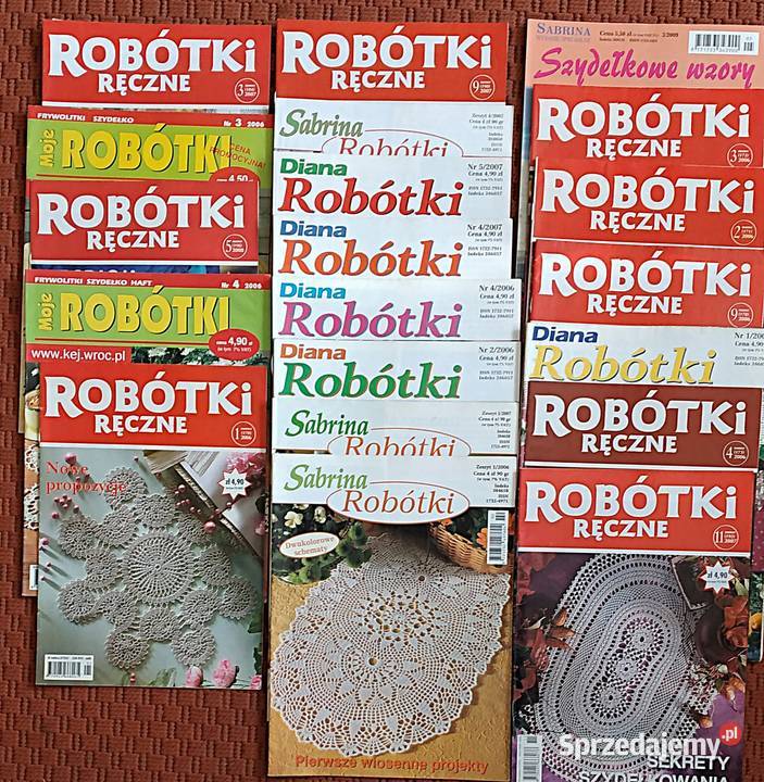 robótki szydełko czasopisma małopolskie Bukowno