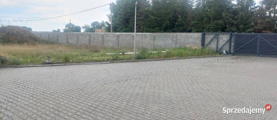 Działka pod usługi firmę 3196 m UR media asfalt Sprzedaż