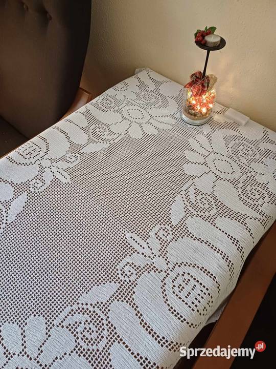 Obrus szydełkowy rękodzieło Obrusy