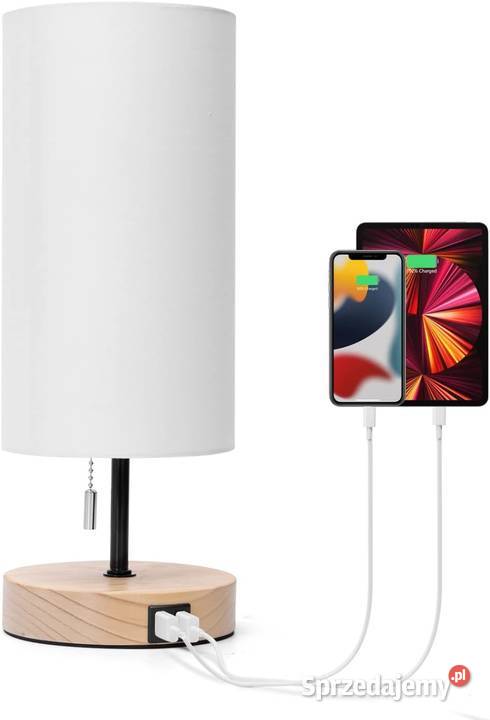 Aigostar Lampka nocna z 2 portami USB Oświetlenie śląskie sprzedam