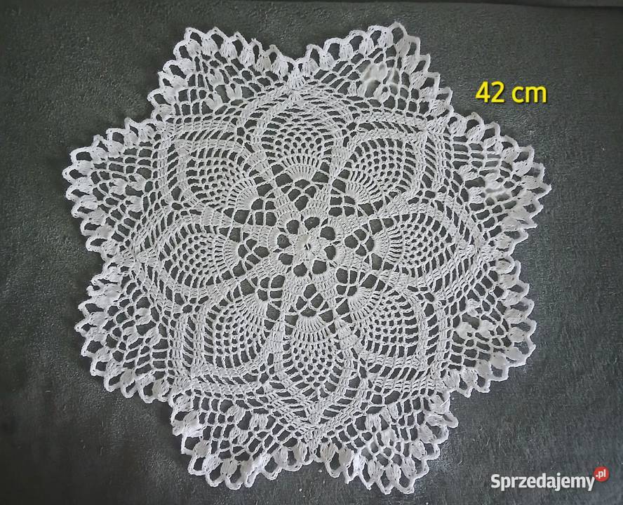 Szydelkowa serwetka 42 Obrusy i serwety Hrubieszów