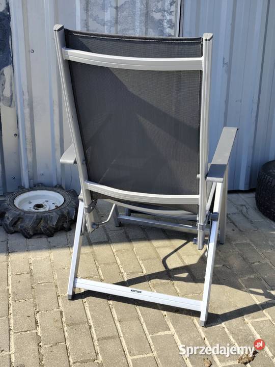 Aluminiowy Fotel Ogrodowy Wielopozycyjny z Krzesła ogrodowe łódzkie Poddębice sprzedam