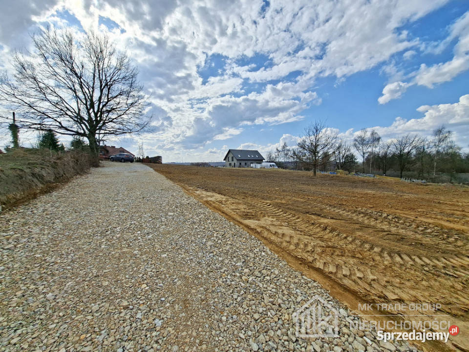 Działka budowlana SzarówKłaj szeroka 29m media Nieruchomości Szarów