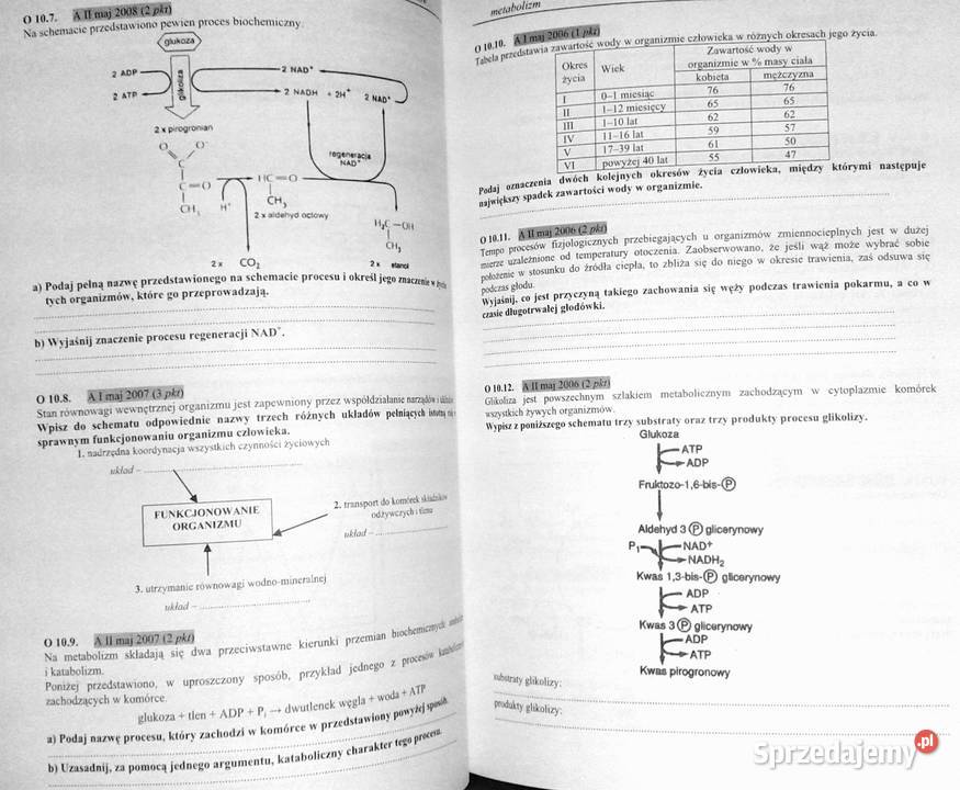 Biologia Wybór testów Matura Andrzej Persona Chełm