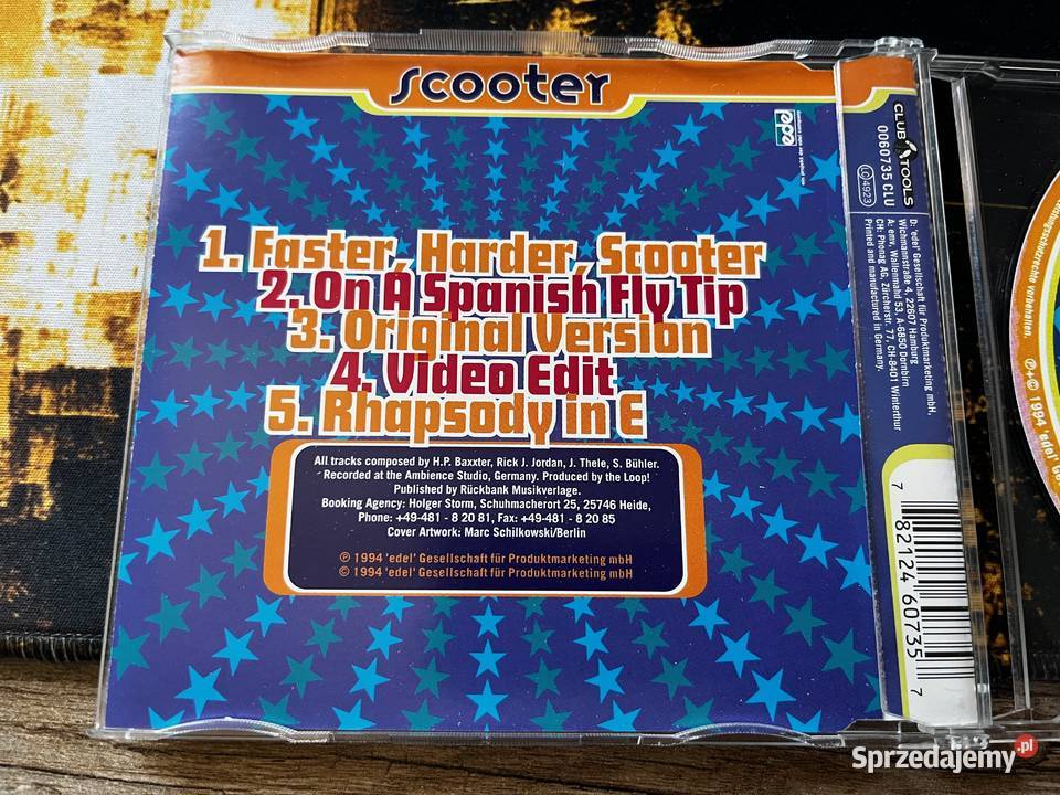 Scooter Hyper Hyper Trance Hard Trance Happy 1 płyta śląskie Błażejowice