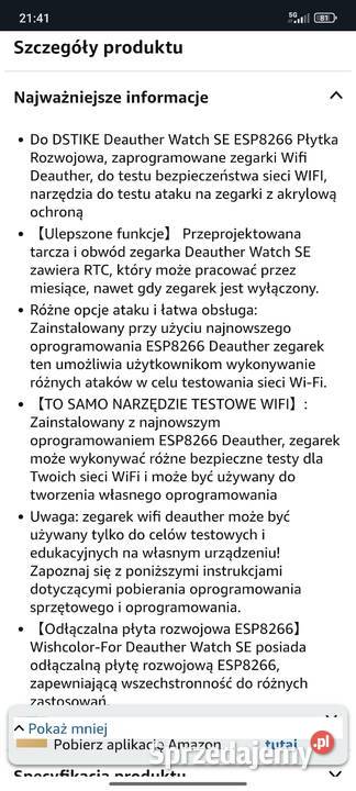 DSTIKE DEAUTHER WATCH SE łódzkie Łódź