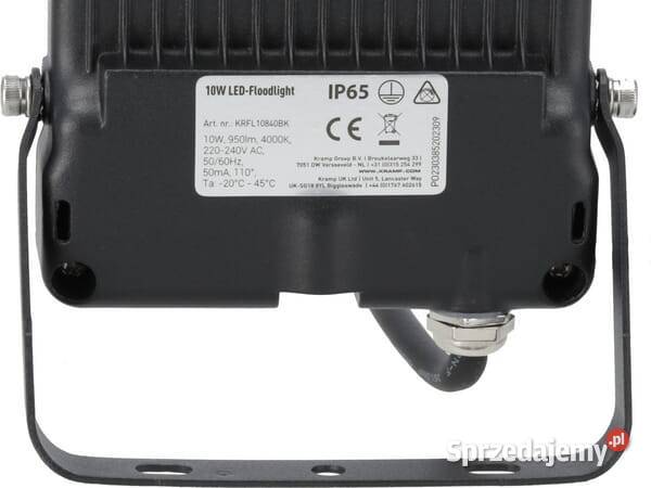 Oprawa oświetleniowa LED 10W 6500K KRFL10865BK Kamionna