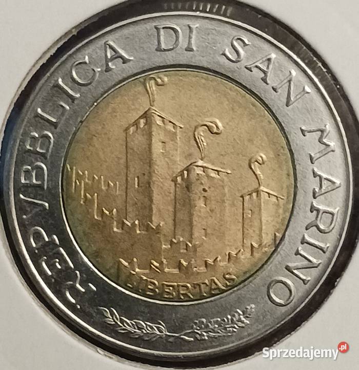 500 Lirów San Marino 1993 r