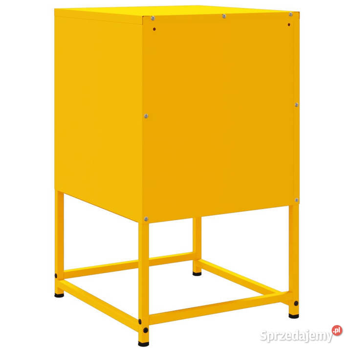 Szafka nocna musztardowa 36x39x605 stal WM846464 Nocne mazowieckie Warszawa