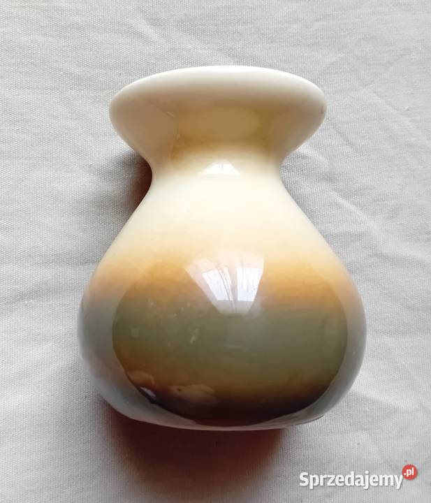 Wazonik z porcelitu Tułowice okres PRL